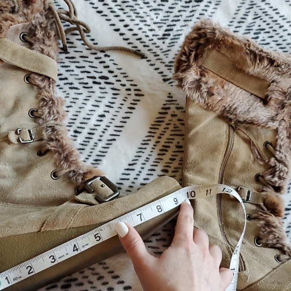 Vintage Suede Fur Boots ☆ So Fun - Picture 2 of 5